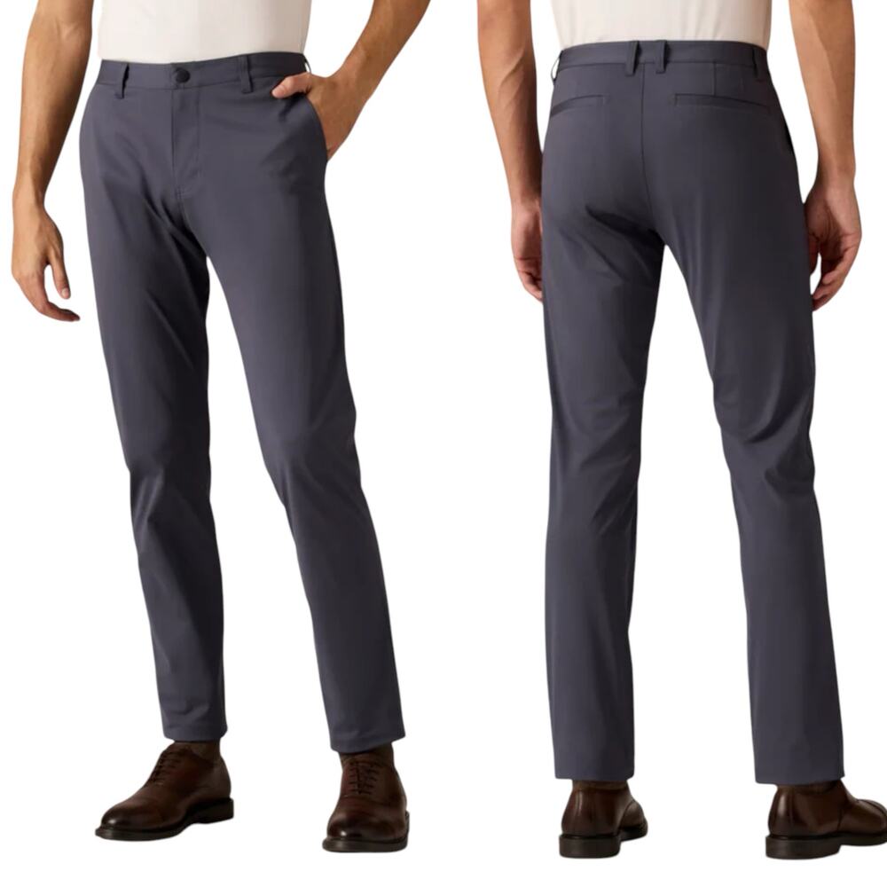 RHONE Commuter Pant Classic Straight Leg Stretch Business Casual Golf In Iron 36